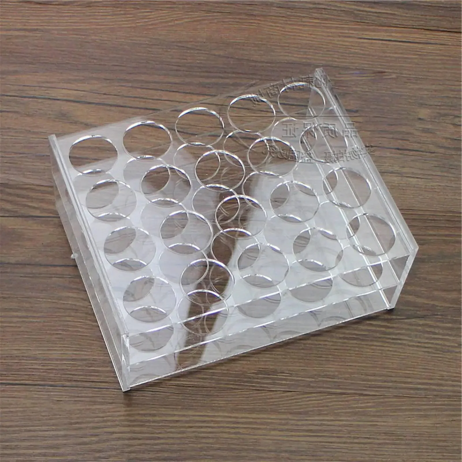 29mm Diam 20 Löcher Methylmethacrylat Rack Stehen Für 50ml Zentrifuge Rohre