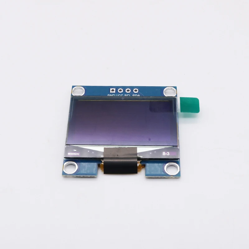 Módulo de exibição oled de 1.3 polegadas, chip de unidade sh1106 128x64 branco/azul iic/i2c 4 pinos 3.3v, comunicação para arduino, 1 peça