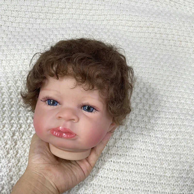 

20Inch Painted Reborn Doll Kit Lanny Unfinished Doll Parts Hand Rooted Hair DIY Assembly Lifelike Newborn DIY Toy Gift For Girls