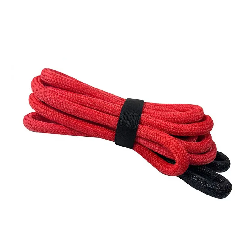 17T Nylon Traction Rope Outdoor Off road Rescue Trailer Power Recovery High Strength Traction Trailer Rope