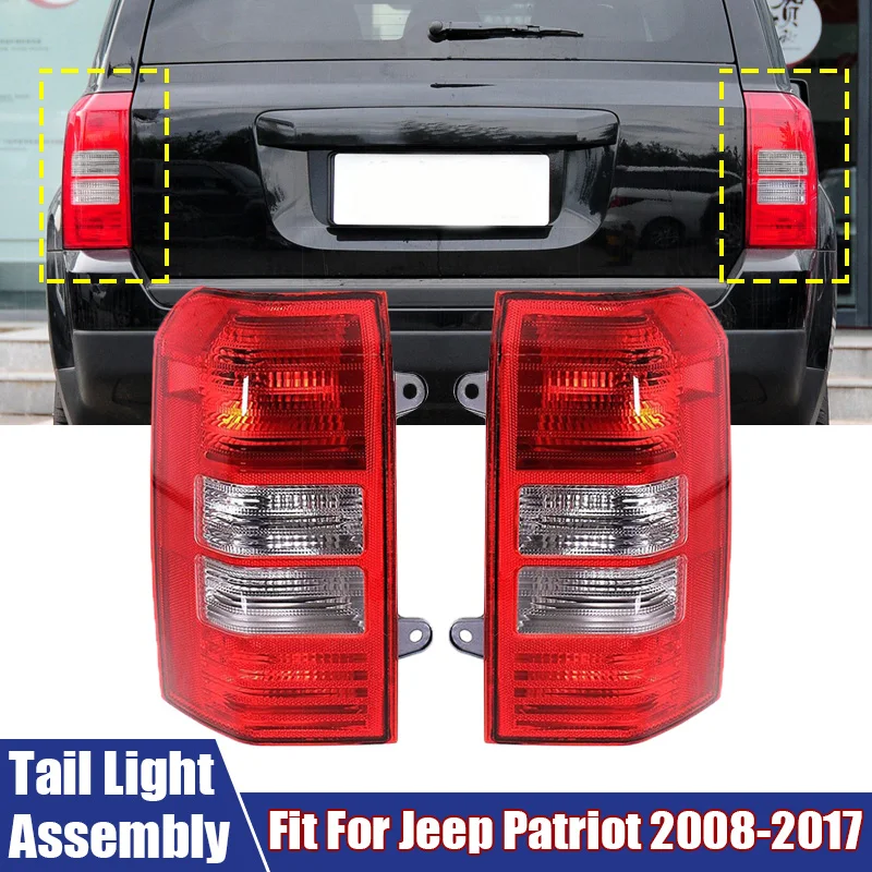 

Автомобильный задний фонарь, левый и правый задний стоп-сигнал, сигнальная лампа в сборе, автоаксессуары для Jeep Patriot 2008-2017 5160364AE, 5160365AE