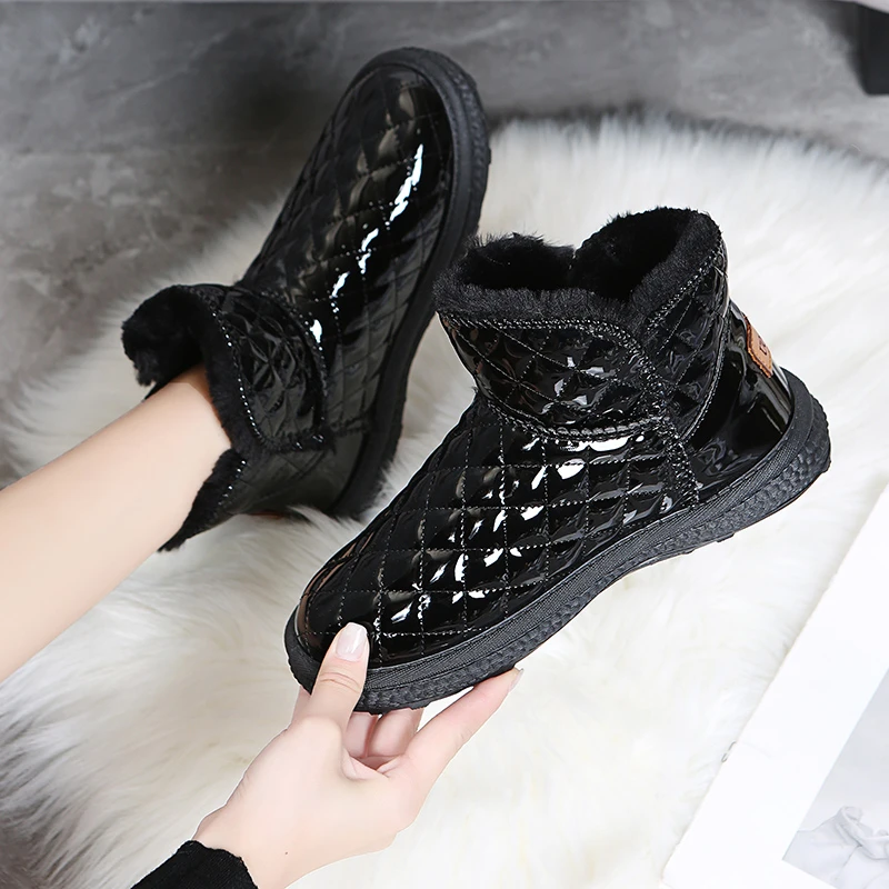 New 2024 Women\'s Snow Boots Winter Warm Plush Boots Women\'s  Winter Casual Shoes Women\'s Ankle  Fashion Boots Platform Shoes