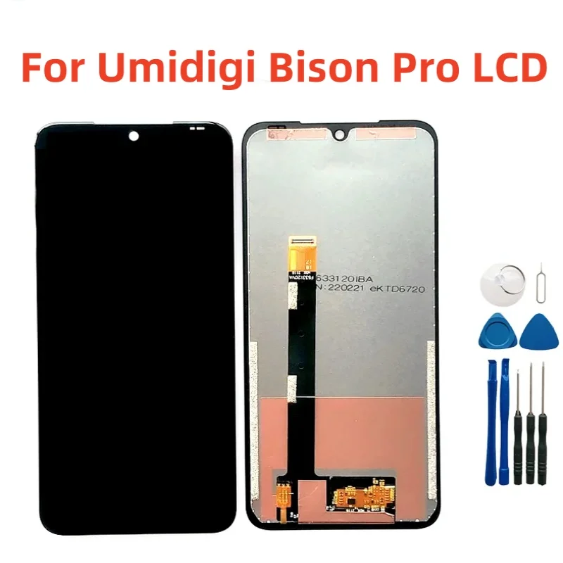 For UMIDIGI BisonGT Bison2021 Bison Pro LCD Display+Touch Screen Digitizer Assembly Replacement Android 10 Android 11 Smartphone