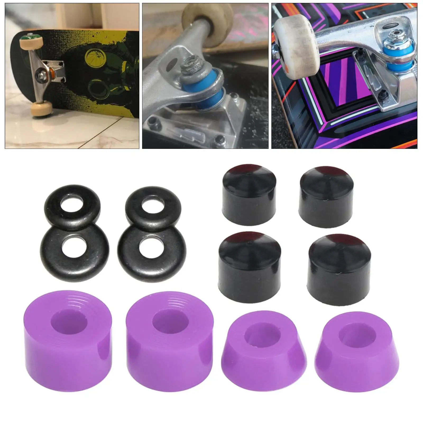 Skateboard Bushing Vervangende Cup Longboard Reparatieset Geel