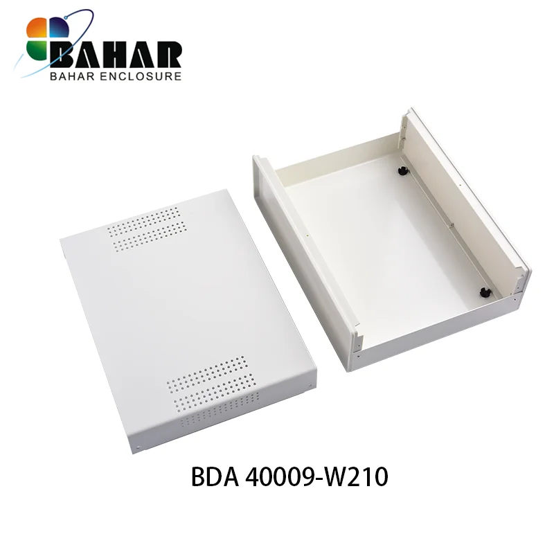 Professional Grade Bahar Iron Case Enclosure Wire Junction Box Instrument Shell Model BDA40009 iron power supply equipment cases