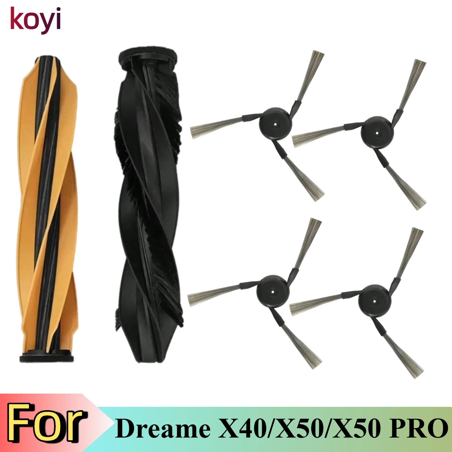 

Запасные части для робота-пылесоса Dreame X50 Ultra: основная щетка, HEPA-фильтр, боковая щетка, насадка для влажной уборки, мешок для сбора пыли