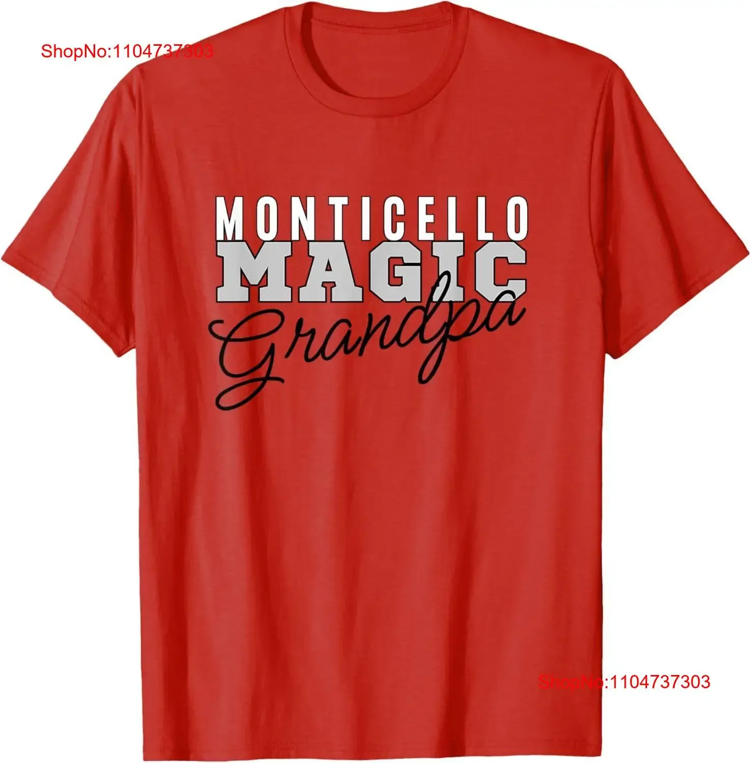 Monticello magia avô t camisa vintage lavado macio streetwear roupas de grife respirável ligeiramente confortável unisex casual