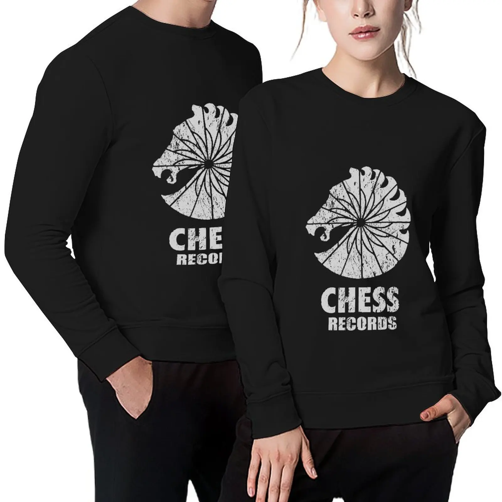 

Chess Records Pullover autumn japanese style graphic t shirts men korean autumn clothes men sweatshirt