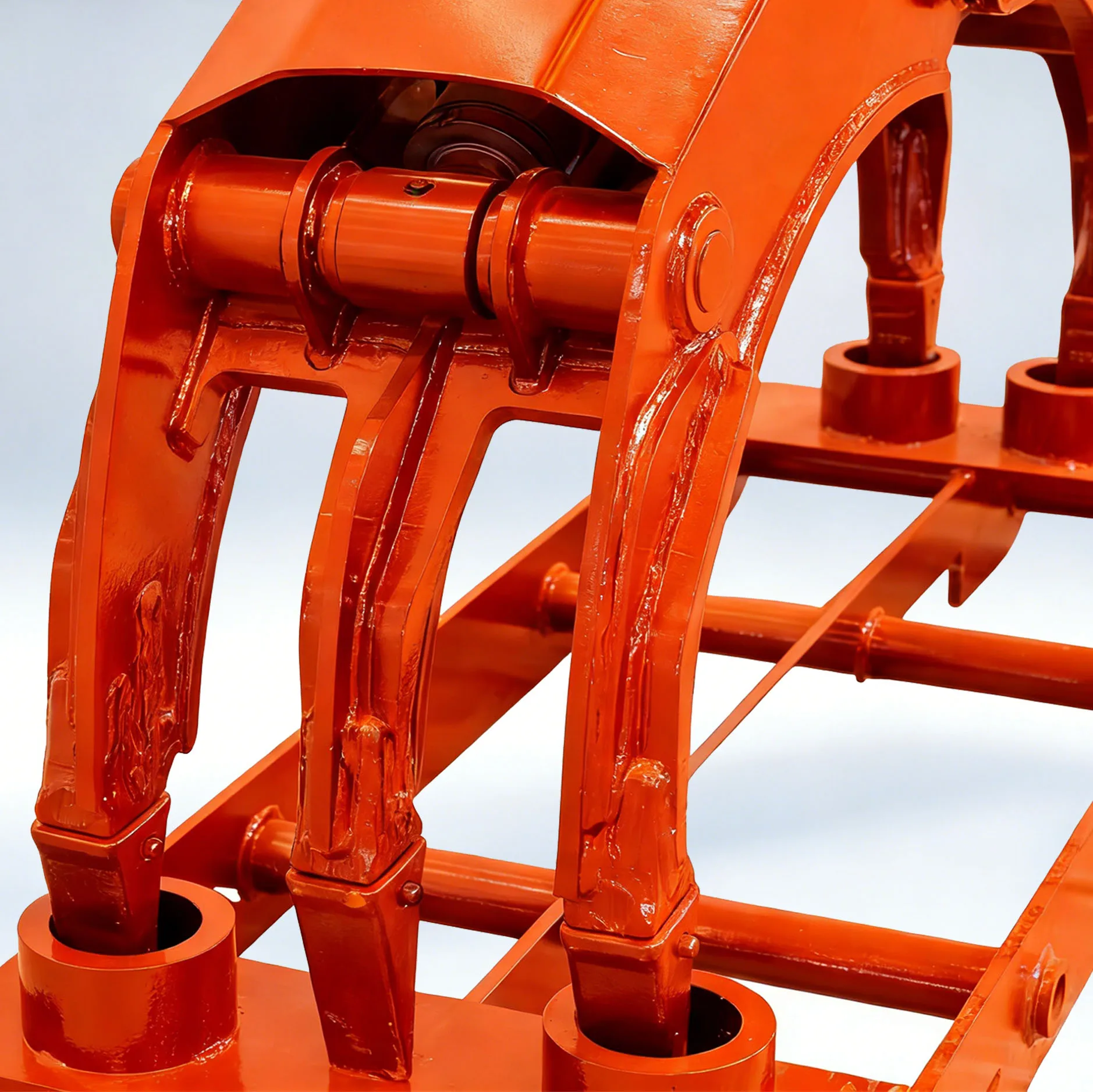 We-Attach 17-24T Excavator Hydraulic Rotary Timber Grab 350KG - Imported Motor Double Balance System HARDOX Wood Grapple