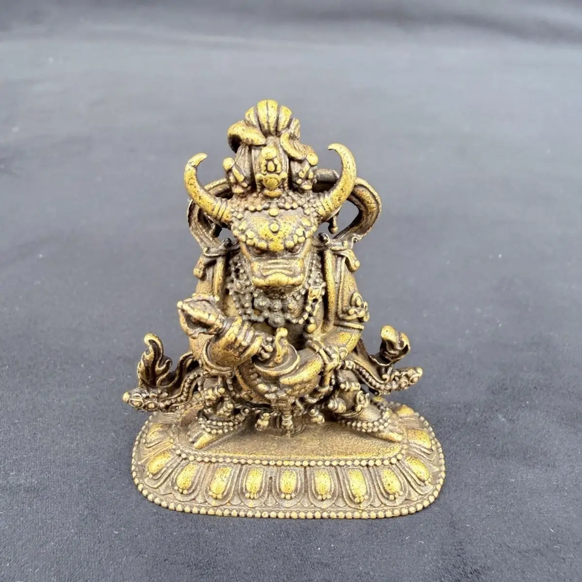 Statues de Bouddha du Tibet, figurines du conquérant de Yama, ornements porte-bonheur, décoration de la maison, cadeaux