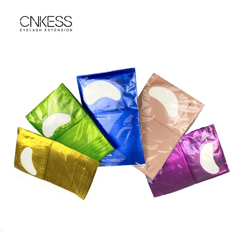 CNKESS OEM/ODM Best Lint Free Under Gel Pads for Eyelash Extension Eyepatch Latex Pads Under Eye Mask Patch Gel Collagen Crystal