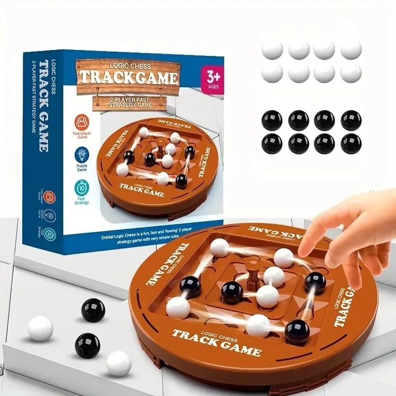 

Logic Track Game Two Player Fast Strategy Game Thinking Training Brain Boosting Intelligence Toy for Kids Parents Interaction