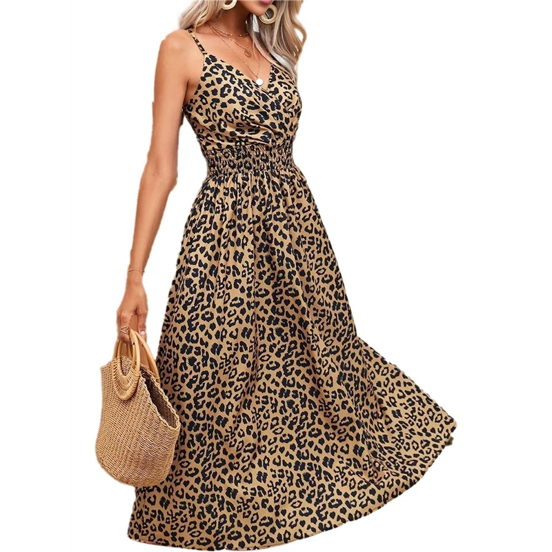 جديد-المرأة الصيف ميدي بوهو فساتين عادية الأزهار السباغيتي الأشرطة الدانتيل يصل فستان فلوي ألين شاطئ فستان الشمس