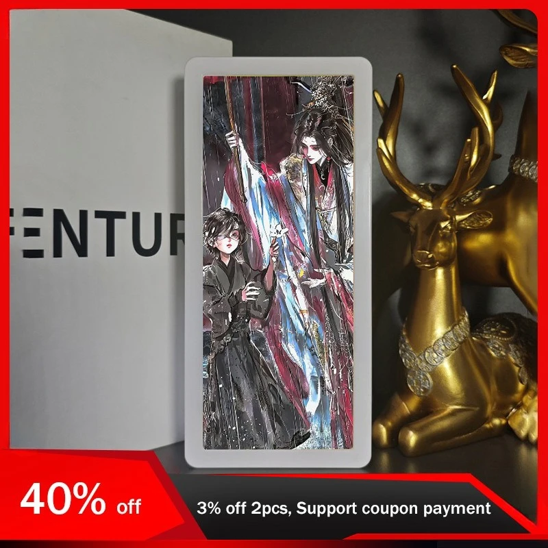 

19.8cm/7.8in 3D Anime Light Box LED Lamp Heavenly God Blesses The People Anime Peripherals Collectible Bedroom Decoration Crafts