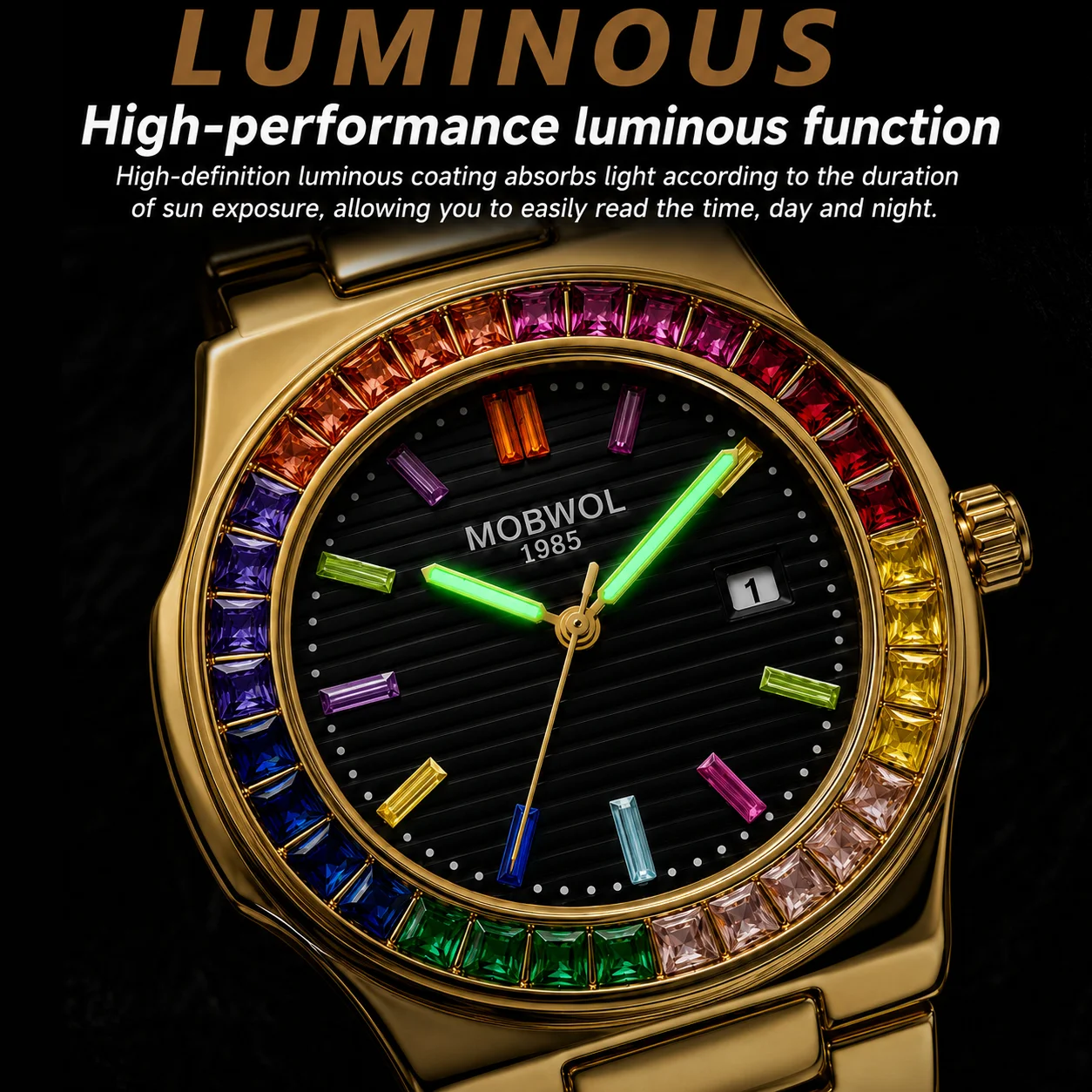 MOBWOL Fashion Business Men's - Smartwatch Watches Birthday Gift For Men 评论和价格