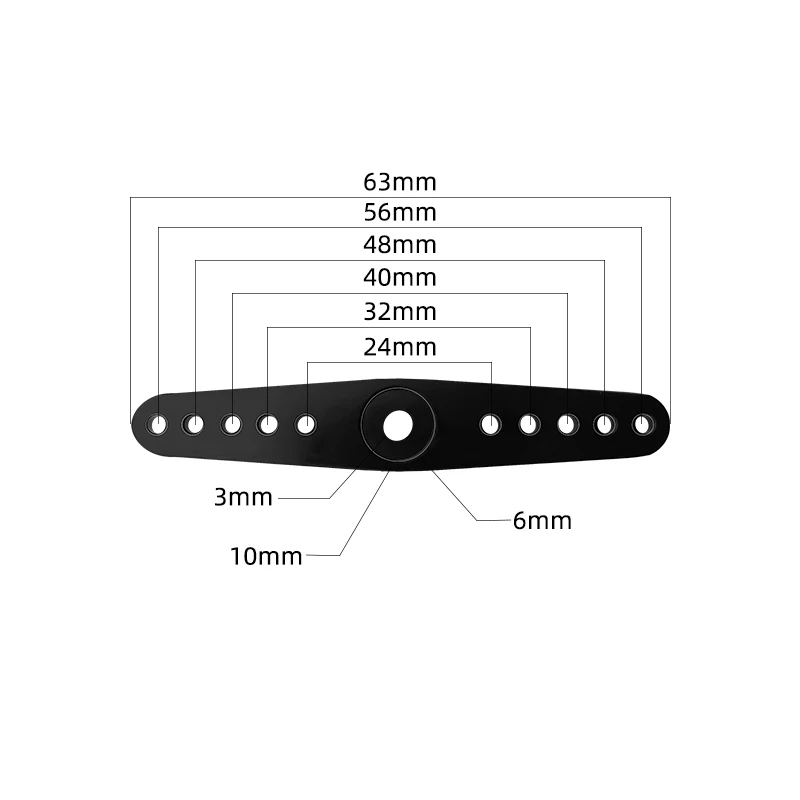 Metalowe ramię serwo PTK