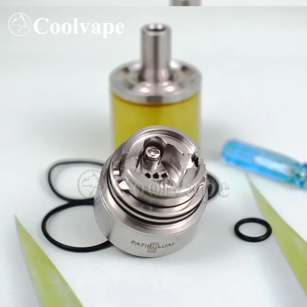 Coolvape patibulum Unleashed rta MTL atomizer vape 22mm 316SS PEI 3.5ml ملف واحد تدفق الهواء قابل لإعادة البناء rta مقابل Dvarw mtl FL rta