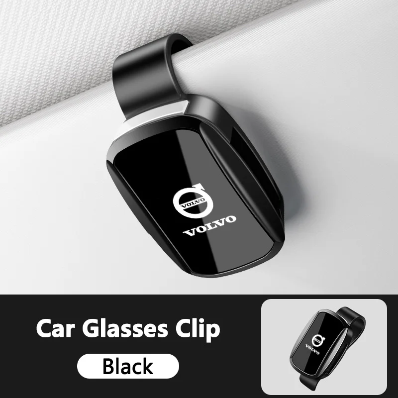 

Car Interior Sun Visor Glasses Holder Sunglasses Case Eyeglasses Clip For Volvo Xc60 Xc90 V40 V60 S60 V50 V90 S80 XC40 V70 XC70
