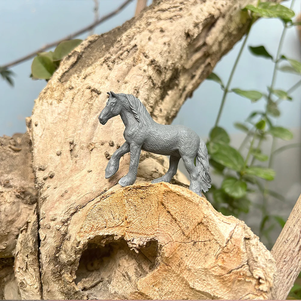 نموذج حصان المزرعة، لعبة نموذج حصان واقعي، نموذج حصان مقلد، مناسب لمشاهد طاولة المزرعة والفروسية، المزرعة