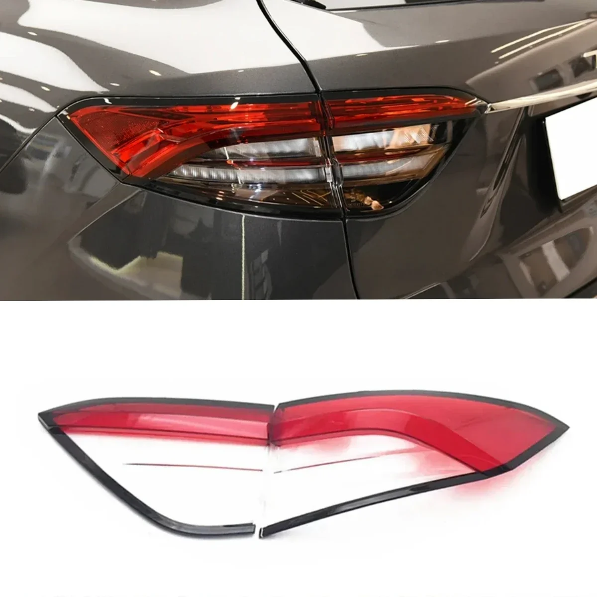 

Rear Bumper Brake Shell Tail Lamp Cover Turn Signal Stop Light Mask Auto Replacement Parts For Maserati Levante