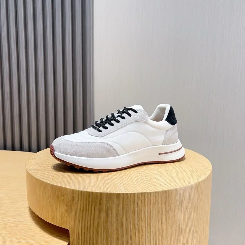 

Fashion Suede Leather Casual Sneakers for Men, Comfortable Walking Running Shoes, Outdoor Daily Sports Non-Slip Tennis Shoe