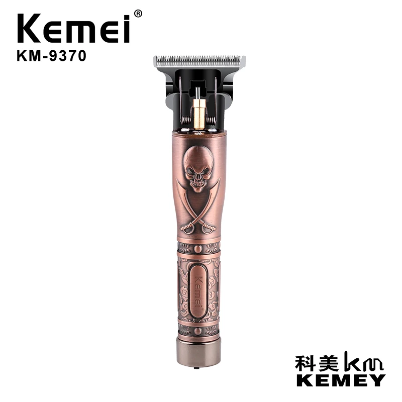 Kemei km-9370 tagliacapelli calvo tagliacapelli pesante Hitter Cordless USB Trimmer tagliacapelli