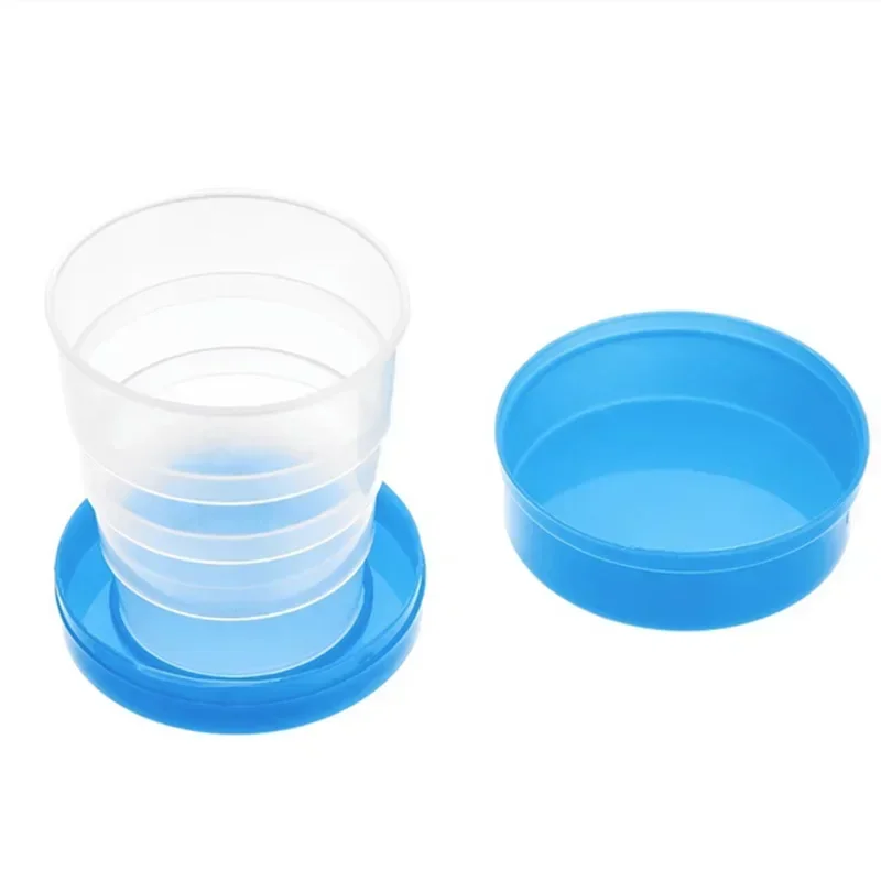 Picture 6: Retractable Telescopic Collapsible Cups, Water Drinking Tea Cup, Outdoor Sport Travel Plastic Folding Cup