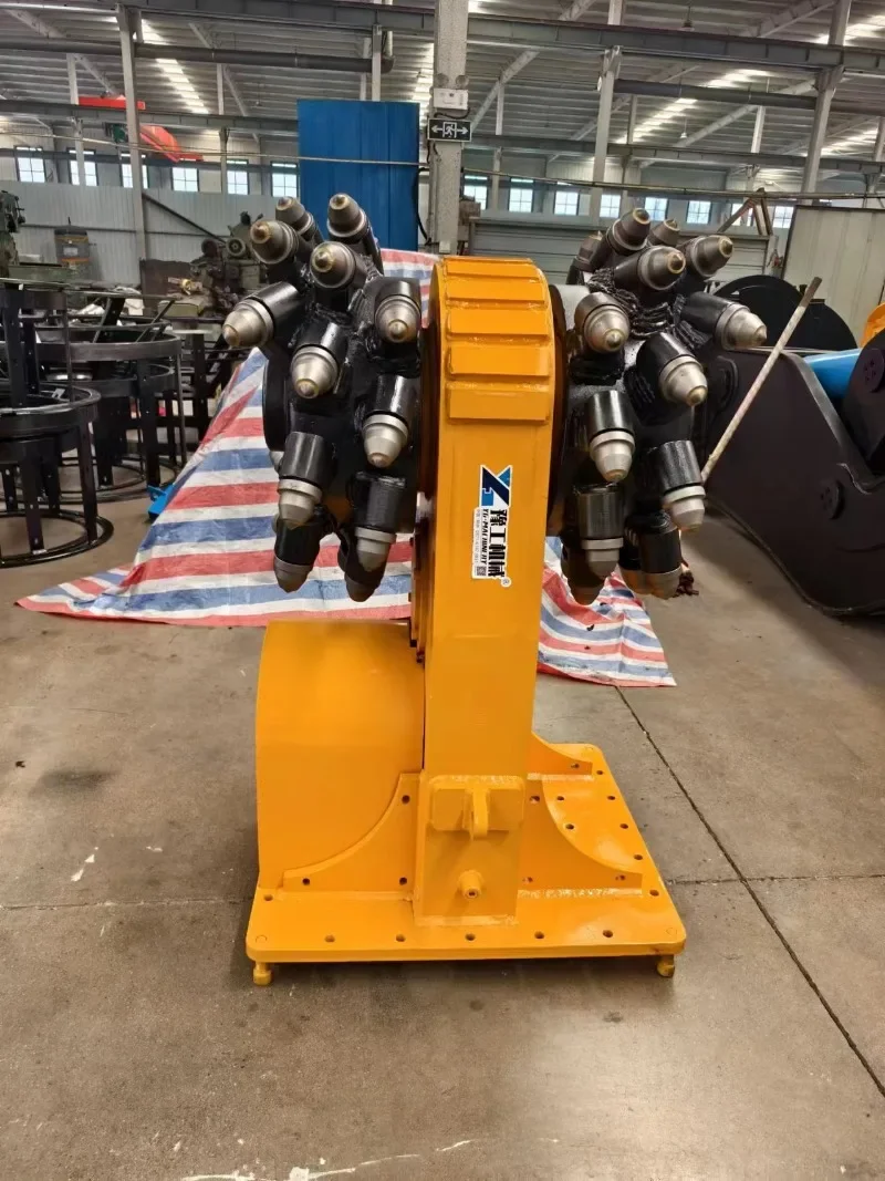 

Hydraulic Drum Cutter Compact Milling Machine Small-Scale Roadwork Landscaping Boring Cutting Digging Pavement Tunnel Tool Hot S