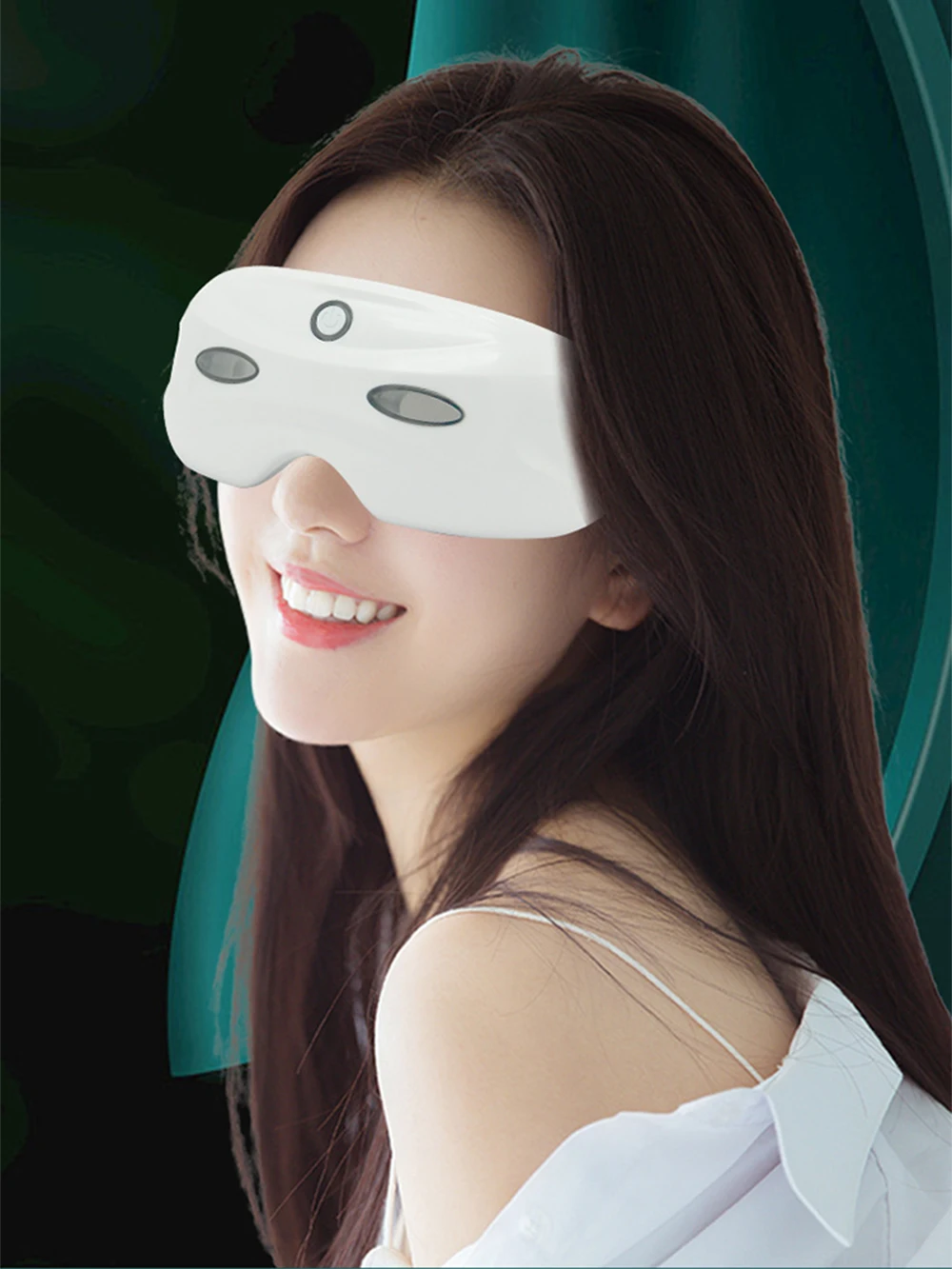 

Electric Eye Massager With Hot Compress Acupressure Vibration Eye Massage Instrument For Eye Relax Fatigue Eye Care