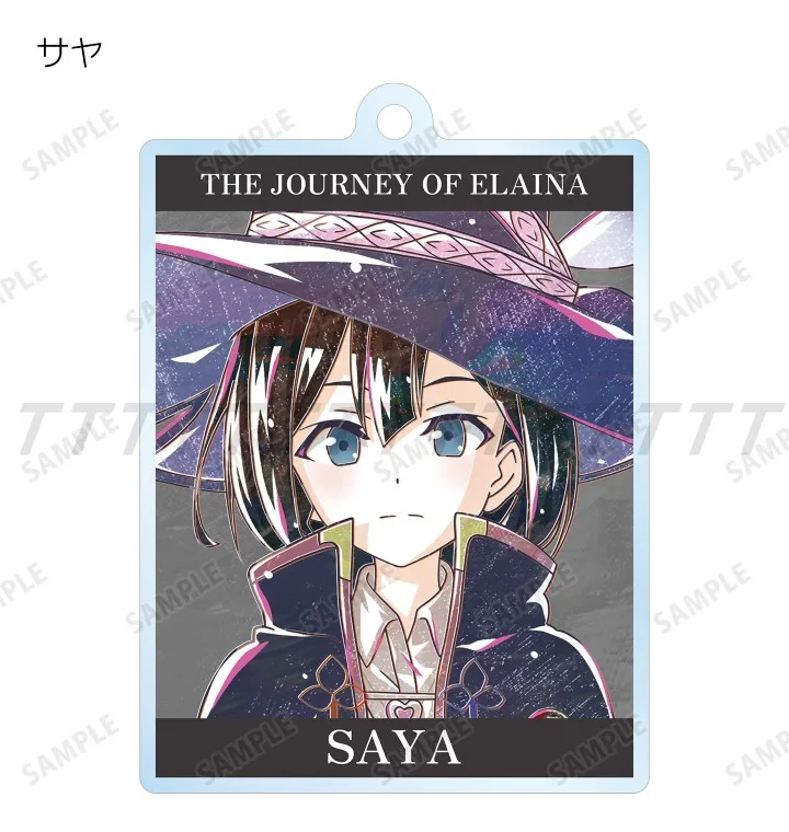 Jogo Fran Saya Sheila Amnesia Elaina Chaveiro Boneca Anime Acrílico Chaveiro Pingente para Presente