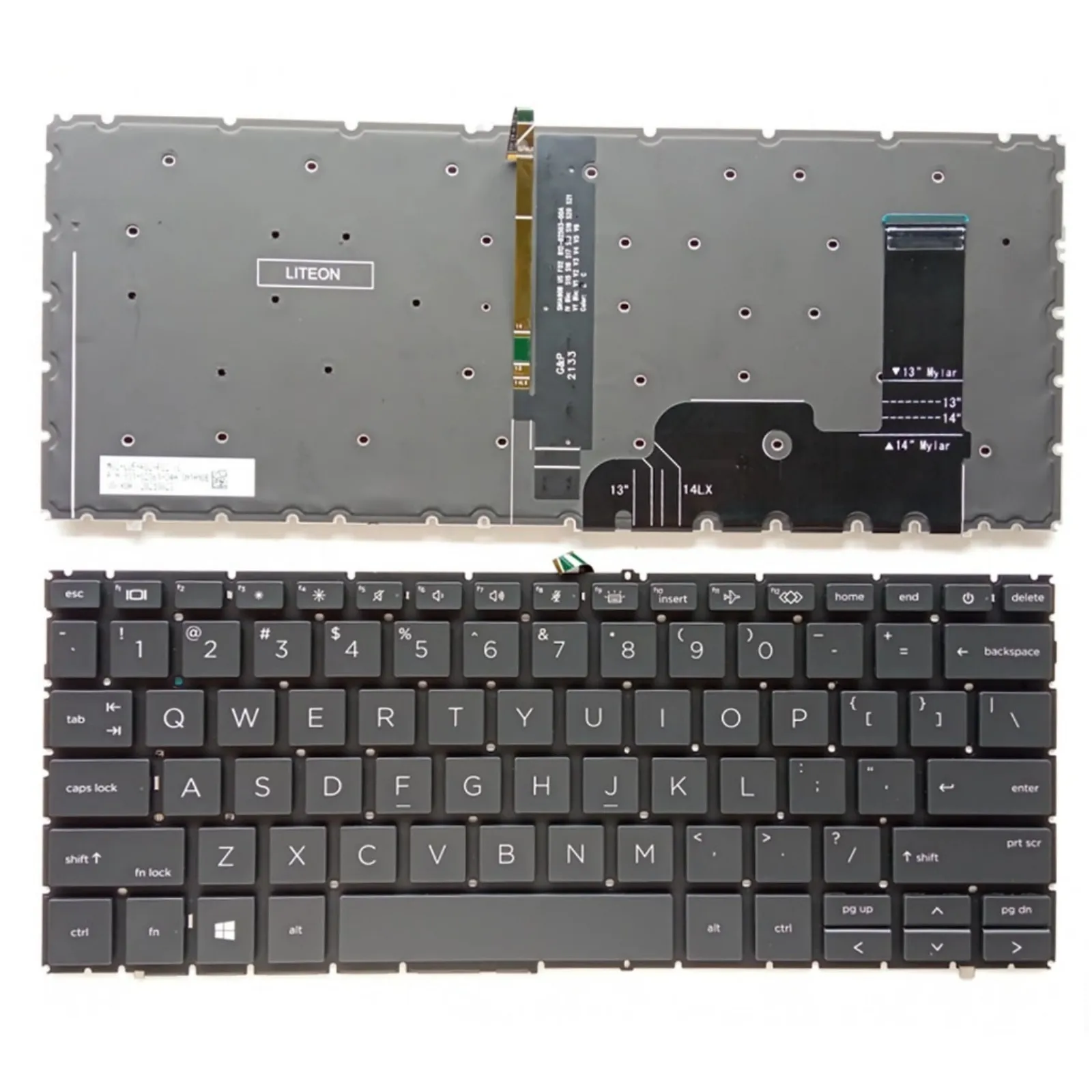 

FR US for HP X360 EliteBook 1040 G9 1040 G10/830 G9 G10 840 G9 G10 845 G9 Zbook Firefly 14 G9 G10 Laptop Keyboard