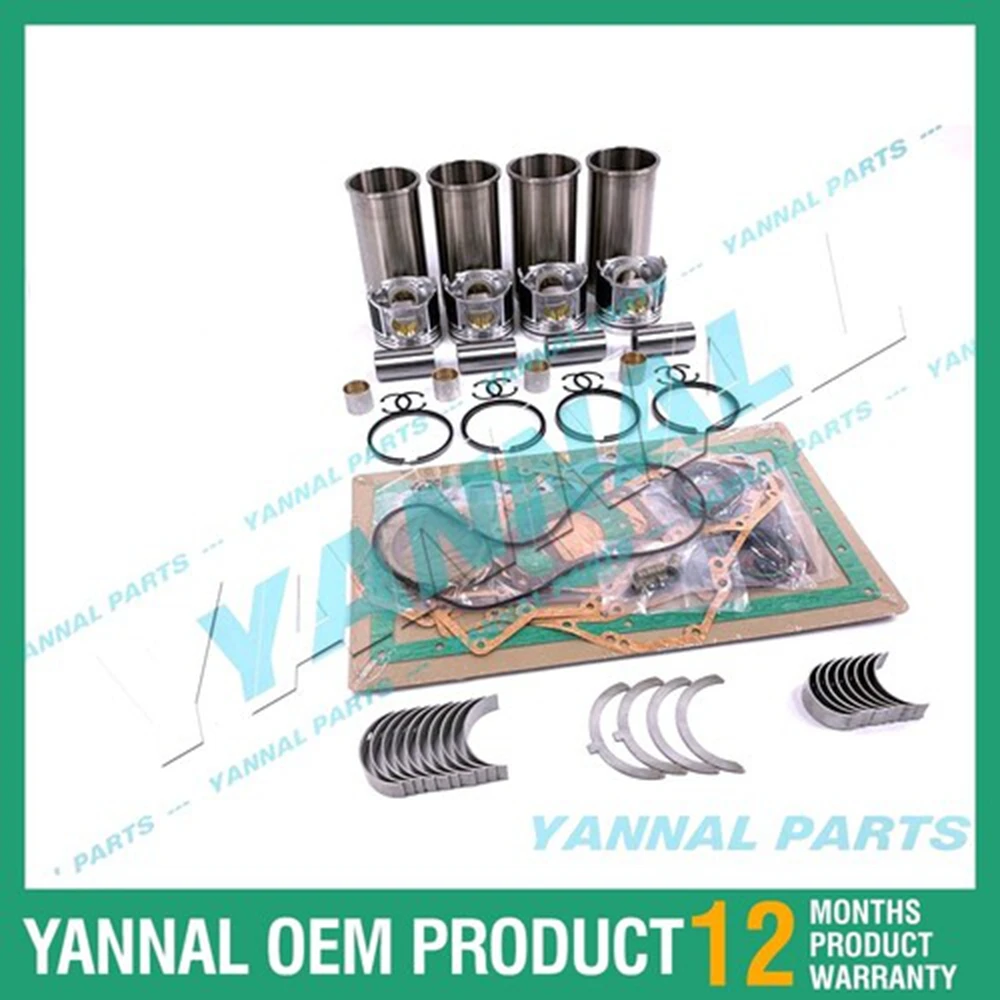 

4JG2 Overhaul Rebuild Kit With Full Gasket Bearing Set For Isuzu Engine