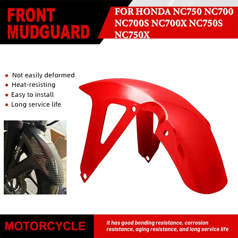 

For Honda NC750 NC700 NC700S NC700X NC750S NC750X Motorcycle Front Fender Mudguard ABS Mud Guard Splash Guard Cover Fairing