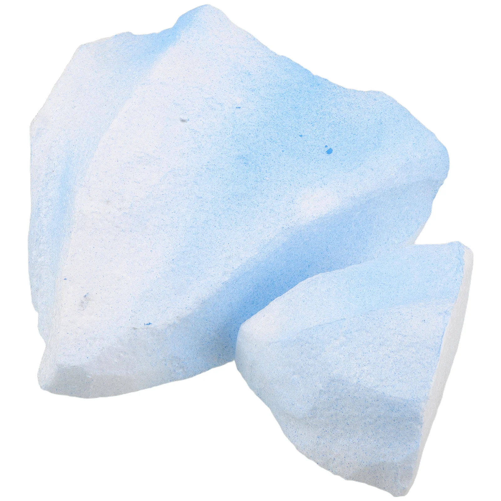 

2pcs Fake Mountain Decor: Foam Iceberg For Aquarium Diorama Photography Cake Decoration Simulated Ice Scenery Rockery Ornament