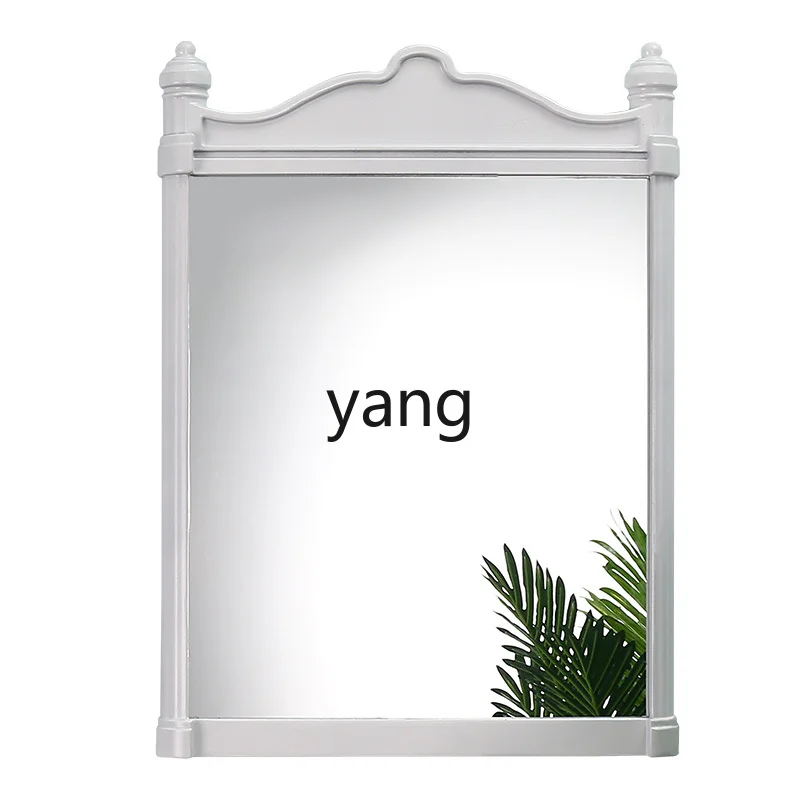 LTT retro bathroom mirror aluminum alloy frame high definition mirror intelligent induction