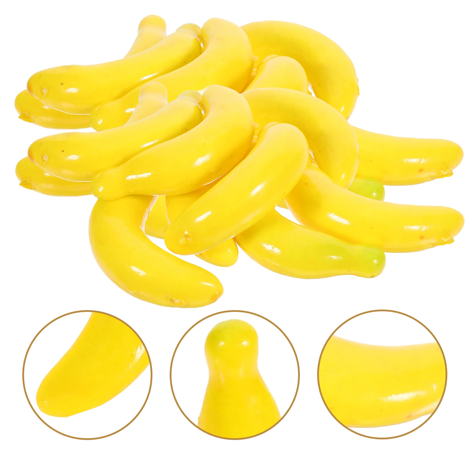 20 Pcs Simulated Small Fruit Model Set Simulation Layout Scene Decor Creative Lifelike Fruits Banana Fake Accessories