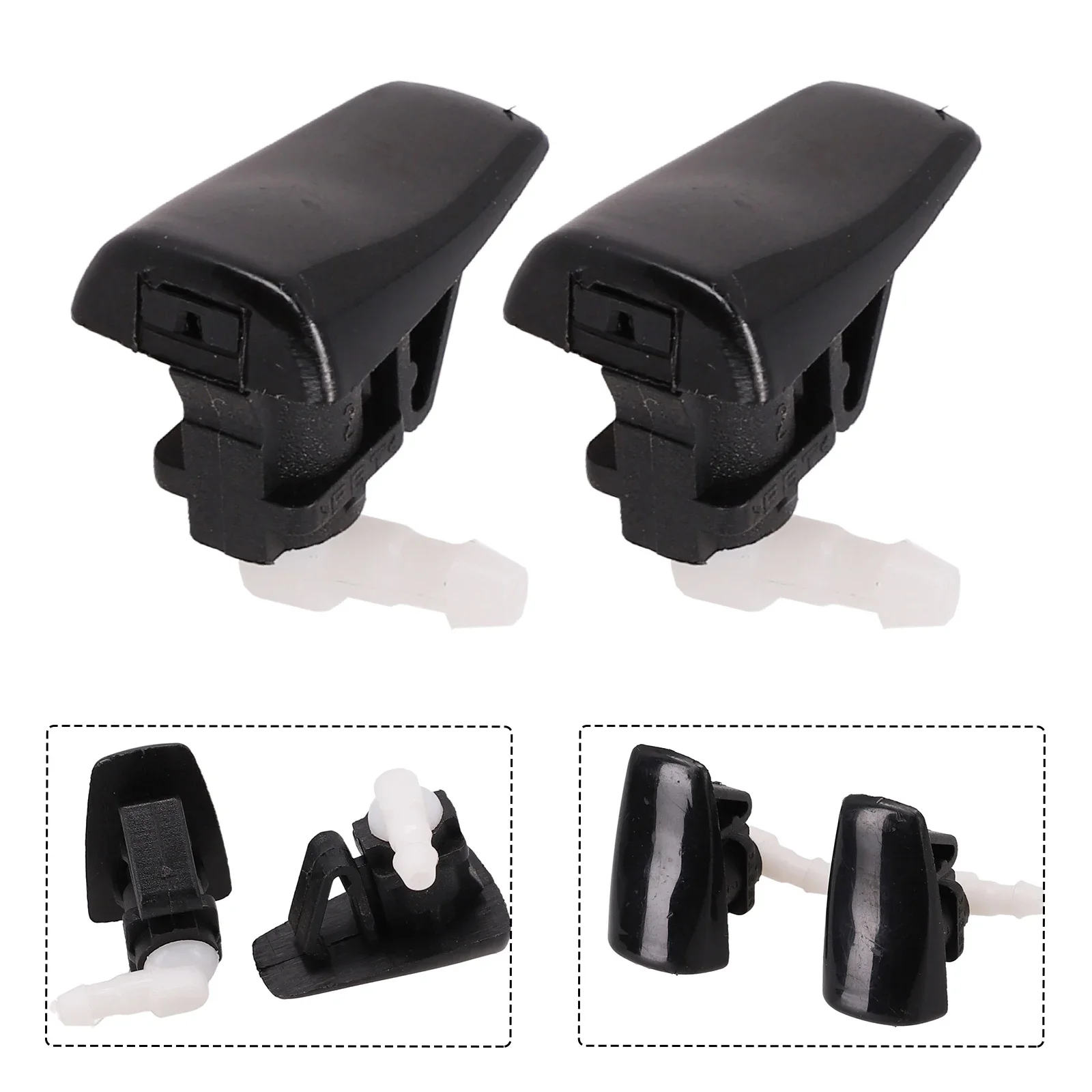 

Front Washer Nozzle Washer Nozzle Front L R 15778747 A Pair 15778749 Plastic For Cadillac For Cadillac CTS 2003-2007