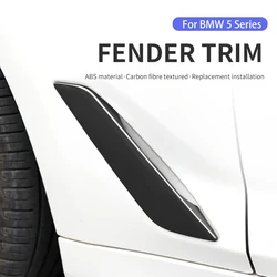 For BMW G30 G38 5 Series 2018-2023 Car Side Fender Air Vent Cover Replacement Outlet Trim Decorative Stickers Auto Accessories