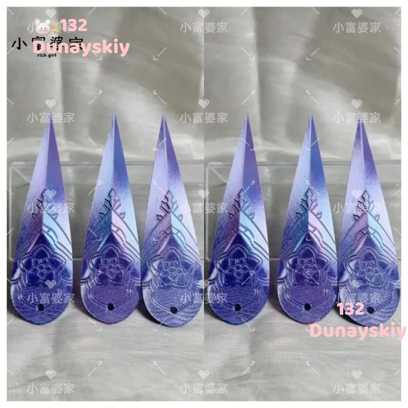 1/3/6pcs Zoey 3D 소품 KPop 악마 사냥꾼 코스프레 의상 다트 휴대용 부메랑 무기 액세서리 할로윈 변장