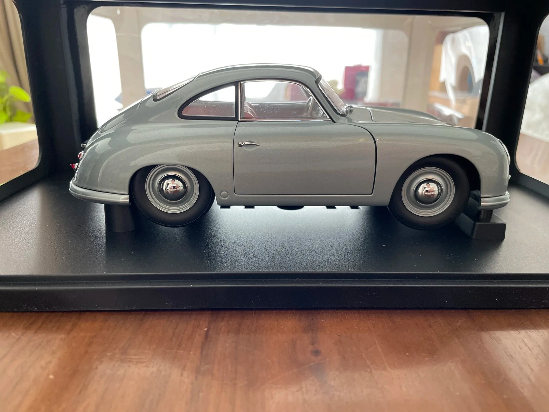 Autoart 1:18 356 simulazione nera/argento edizione limitata tutto aperto in lega di metallo statico modello di auto giocattolo regalo