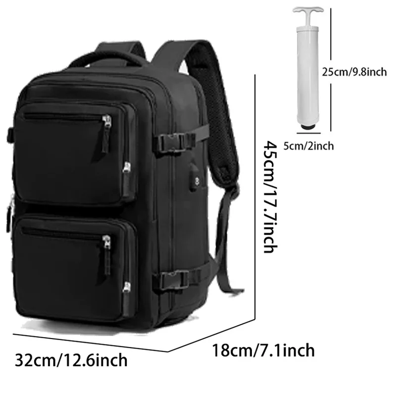 حقيبة ظهر للسفر للجنسين، حقيبة ضغط صديقة للبيئة مع سعة كبيرة للتنقل والسفر وحقائب الظهر خفيفة الوزن #2