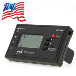 ET-68GB LED Digital Tuner For Bass Guitar Ukulele Violin Oud Bass Sound Instrument Accessories Guitars Chromatic Tuner Guitar