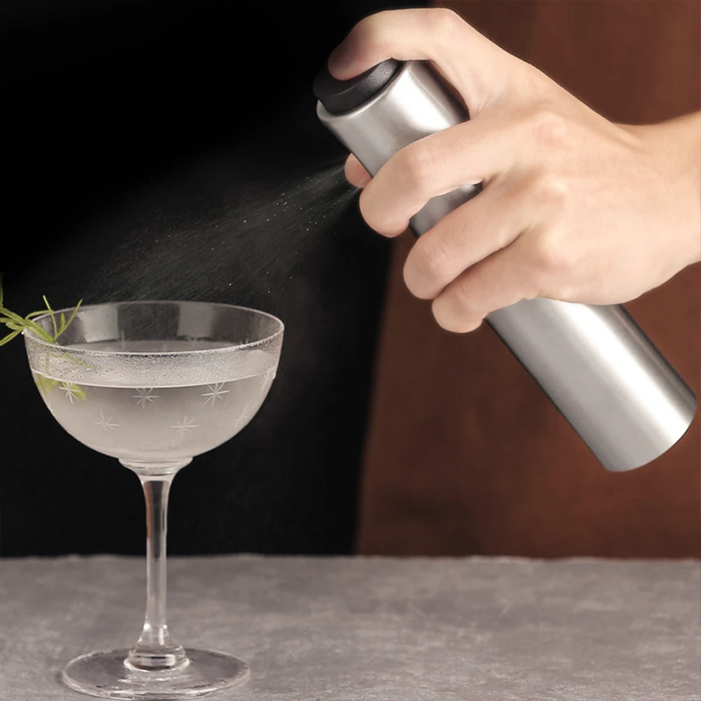 

Spray Bottle Atomizer Stainless Steel Bitters Container Fine Mist Travel Refillable Cocktail Sprayer Silver Bottles