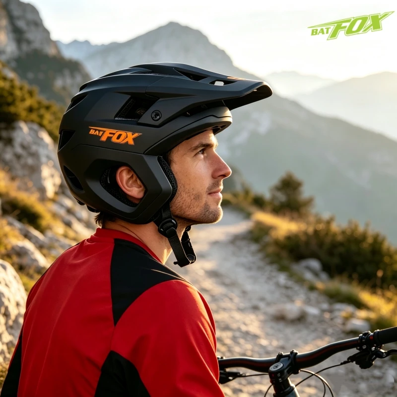 BATFOX 3/4 Cycling Helmet Ear Protection Helmet Lightweight Breathable Safety Equipment Kids Adults Road MTB Bicycle Helmets