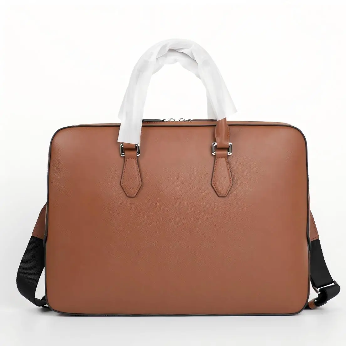

Top Grain Leather Business Tote for Men – Elegant Work Bag Portfolio, Office &Travel Carryall with High‑Fiber Lining, Ideal Gift