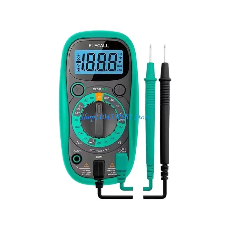 

Y6GD 1999 Count Ammeter Voltemter LCD Digital Multimeter Resistance Multi Tester Meter with Auto Off Function