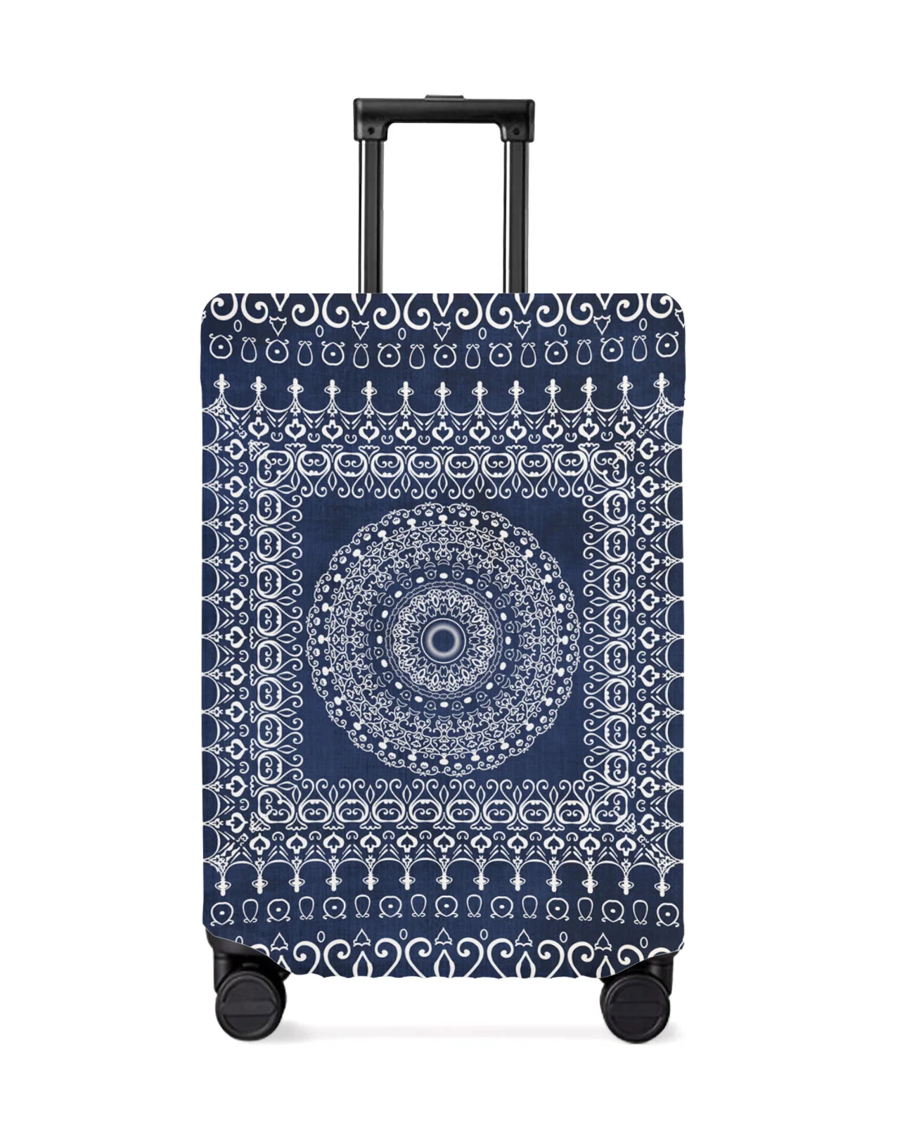 

Geometric Mandala Pattern Retro Travel Luggage Protective Cover for Travel Accessories Suitcase Elastic Dust Case Protect Sleeve