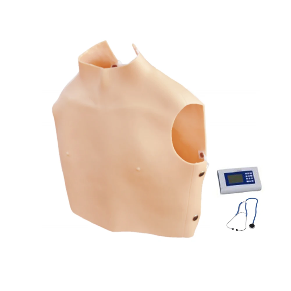 Cardiopulmonary Auscultation Training Vest Simulator Heart and Lung Sounds Teaching Medical Model