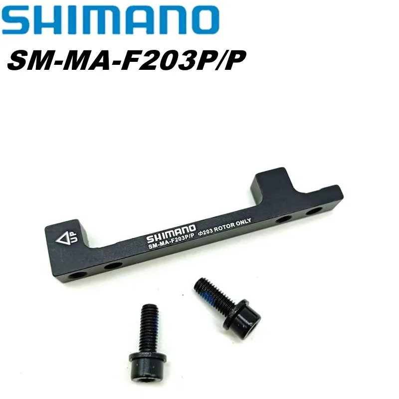 Original Shimano MTB Brake Disc Adapter PM A 180mm 203mm Brake Rotor Post Mount Converter Ultralight SM-MA-F203P/P F203P/P