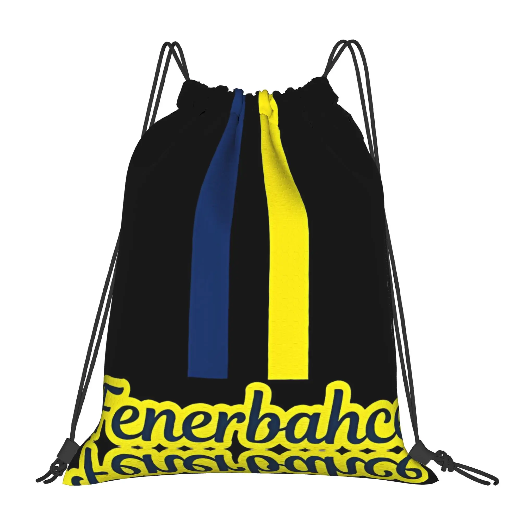 Fenerbahcee Stripes Portable Hiking Riding Gym Drawstring Storage Sporty Backpacks